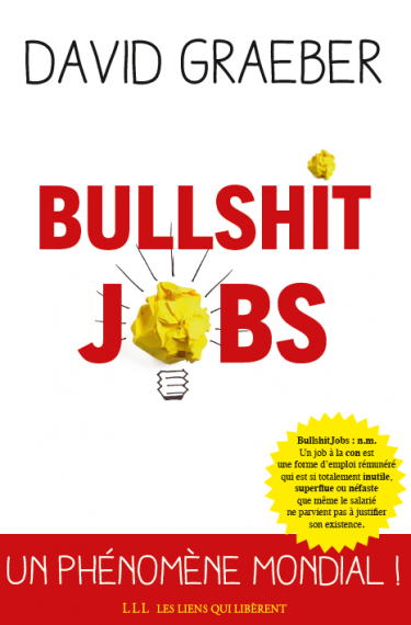 Couverture de Bullshit jobs, de David Graeber